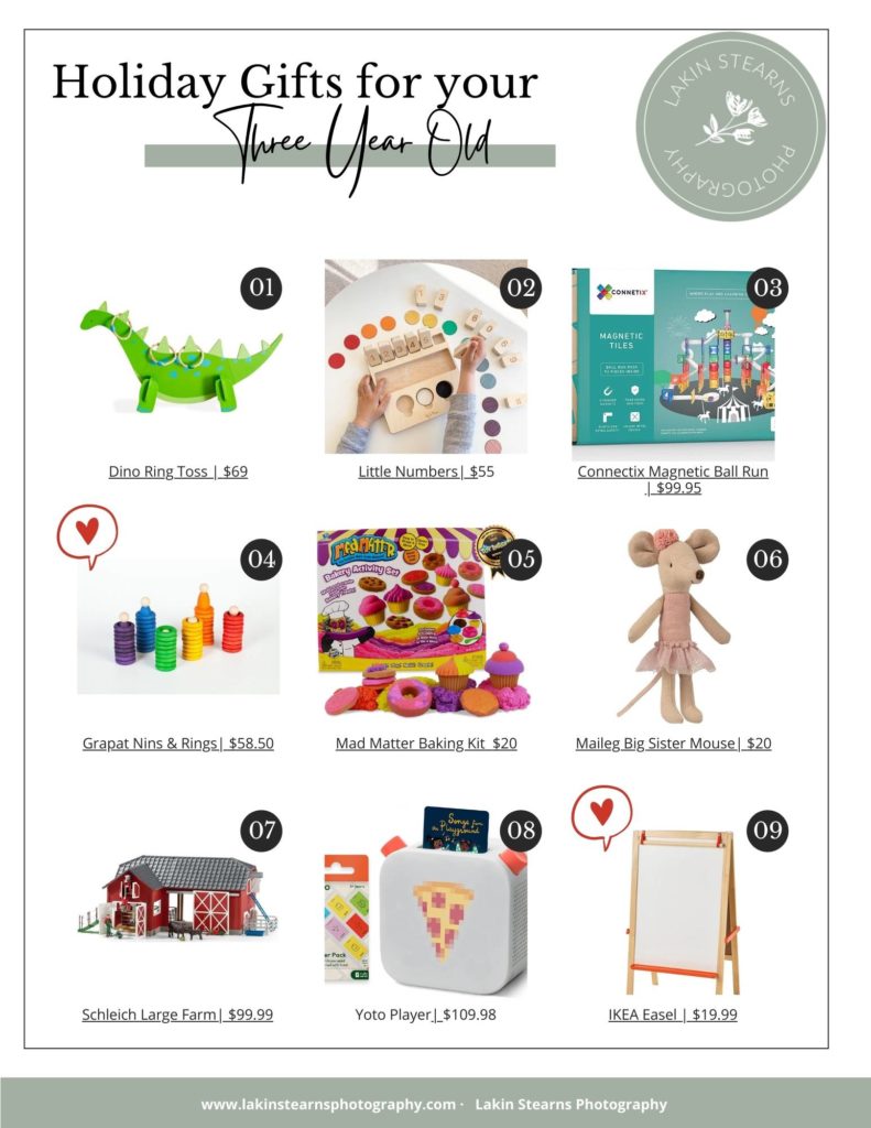 gift guide for three year old